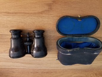 Antique Binoculars W/case