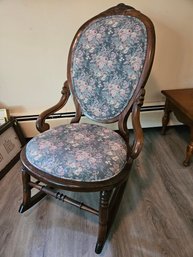 Very Nice Antique Wood Nursing Rocker - Great Condition!