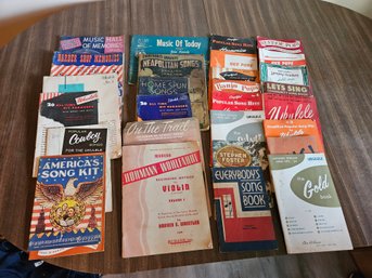 Cool Collection Of Vintage Music & Lyric Books