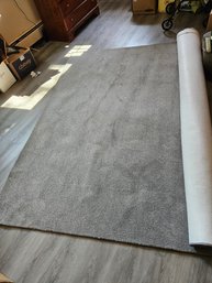 New Unused - Grey Area Rug - 10'8' X 8' - Includes Padding