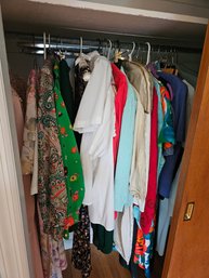 Closet Lot Of Women's Formal Dresses, Blouses, Blazers, Etc...sizes M/L