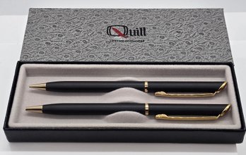 Vintage Quill Pen Set In Original Box