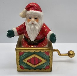 Department 56 Mini Santa Trinket Box