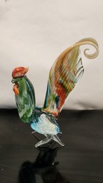 Glass Art Rooster