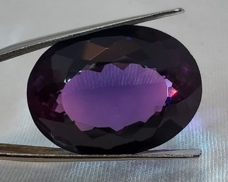 Fabulous 44.00 Ct Tested Sri Lankan Boysenberry Sapphire - 25.54mm X 19.38mm X 10.14mm