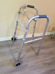 Foldable Wheeled Adjustable Height Walker #1 - LLIIVIEX