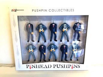 NEW Nuop Design Pushpin Collectibles 'Pinhead Pushups' - 10 Pieces