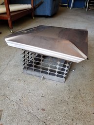 Stainless Steel Chimney Cap - Fits 9x9 Flue - Some Denting On Unit