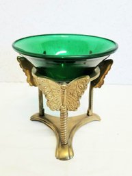 Unique Vintage Solid Brass 2 Piece Candle Tea Light/wax Warmer