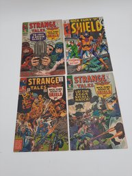 Lot Of 4 Strange Tales No.142 143 145 Plus Nick Fury Agent Of Shield #15