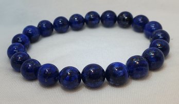 118 Ct Lovely Lapis Lazuli Stretch Bracelet