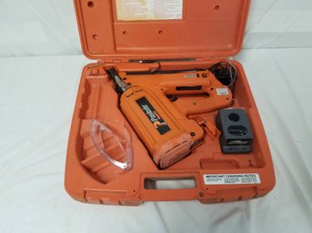 Paslode Nail Gun With Case - Bare Tool Only With Charger & Safety Glasses