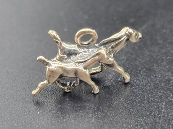 Vintage Sterling Silver Horse Charm