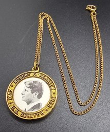 1968 Robert F. Kennedy Pendant Necklace