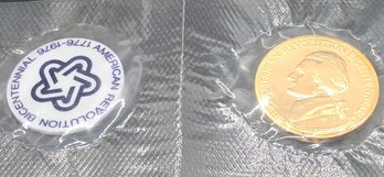 Pair Of Sealed American Revolution Bicentennial Coins