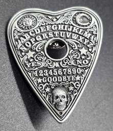 Awesome Ouija Board Pin With Skull