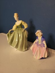 Royal Doulton #3. Mother Daughter Curtsy. - - - - - - - - - - - - - -- - - - - - - - - - --- - - Loc: FH