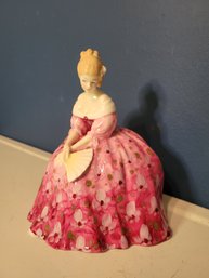 Royal Doulton #4. Victoria In The Beautiful Pink And Red Dress.  - - - - - - - - - - -- - - - - - - -Loc: FH