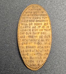 Vintage Lords Prayer Pressed Penny