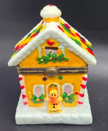 Adorable Gingerbread House Trinket Box