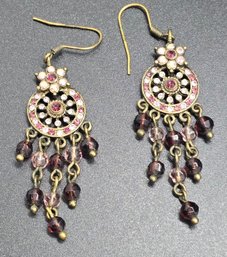 Vintage Colorful Dangle Earrings