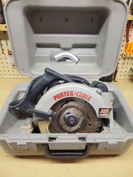 Porter Cable Model 347 Corded 7 1/4 Heavy Duty Circular Saw With Hard Case