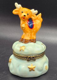 Cute Little Reindeer Trinket Box