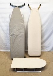 Two Full Size Ironing Boards & One Small Tabletop/travel Ironing Board