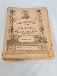 Antique March 1894 Harper's New Monthly Magazine - 1894 Magazine Club