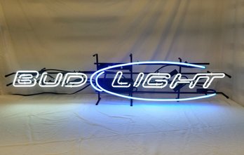 Neon Bud Light Sign Wall Mount Or Hang Along Window