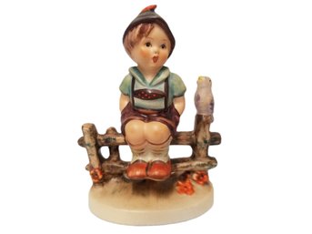 Vintage M.J. Hummel Goebel 'Wayside Harmony' Boy Porcelain Figurine #111/30 - Made In West Germany