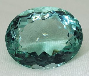 Huge 44.15 Ct Synthetic Oval Aquamarine Stone