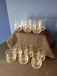 Stemless Wine Glass Dozen.  No Chips. - - - - - - - - - - - - - - - - - - - - - - - - - - - - - - - Loc S2