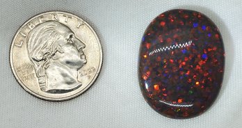 Huge Synthetic Fire Opal