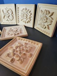 Clay Decorative Wall Tiles.  Pack Of 6. These Will Be All Boxed Up For You. - - - - - - - - - - - -Loc S2 Box