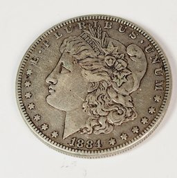 1884 Morgan Silver Dollar (140 Years Old)