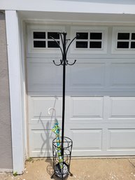 Coat Rack / Umbrella Stand. All Metal. - - - - - - - - - - - - - - - - - - - - - - - - - - - - - Loc: Basement