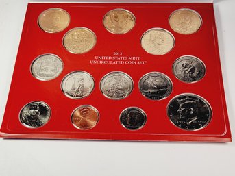 2013 Uncirculated Mint Set  Denver Mint Including Presidential Dollars (14 Coins)