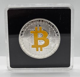 Bitcoin Collectible Coin In Case