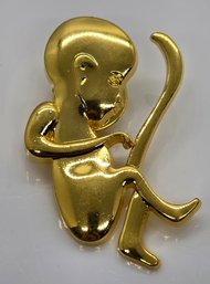 Gold Tone Baby Fetus Pin