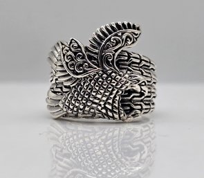 Bali, Eagle Ring In Sterling