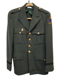 Vintage WWII Military Uniform Jacket - Size 36R