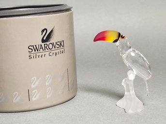 Swarovski Crystal Toucan With Original Box