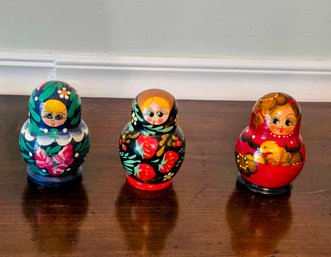 Assorted Matryoshka / Babushka Russian Nesting Dolls