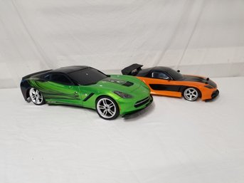 New Bright 1:18 Scale R/C Corvette And Fast & Furious 1:10 R/C 1993 Mazda RX-7