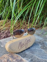 Maui Jim Sunglasses With Case.  - - - - - - - - - - - - - - - - - - - - - - - - - - - - - - - - -- Loc Cab1