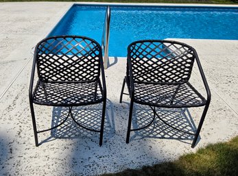 Two Additional Outdoor Arm Chairs From Brown Jourdan - In Very Good Condition