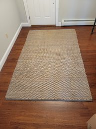 Jute Chenille Herring Bone Area Rug By West Elm