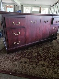 AllSteel Mahogany Office Cabinet