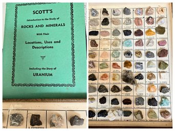 Rocks And Minerals Of Western United States Collection Including Vintage SCOTT's Introduction Manual